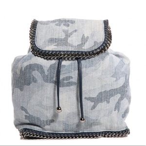 Stella McCartney Camoflauge Denim Backpack